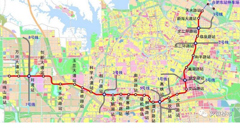 合肥地铁4号线最新站点详解概览